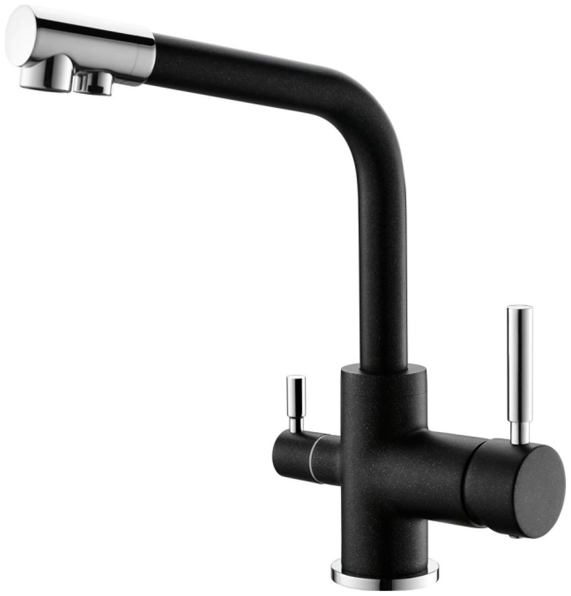 Изображение товара Кухонный смеситель Emar 3003N.12 Оникс Латунь