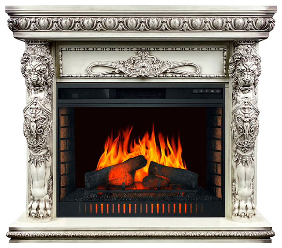 Изображение товара Каминокомплект Royal Flame Windsor с очагом Vision 30 EF LED FX слоновая кость