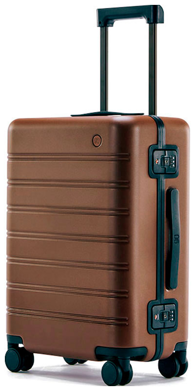 Чемодан Ninetygo Manhattan Frame Luggage 24 коричневый