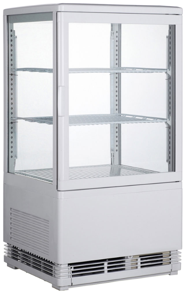 Изображение товара Витрина холодильная Viatto VA-RT-58W для напитков с LED-подсветкой белая