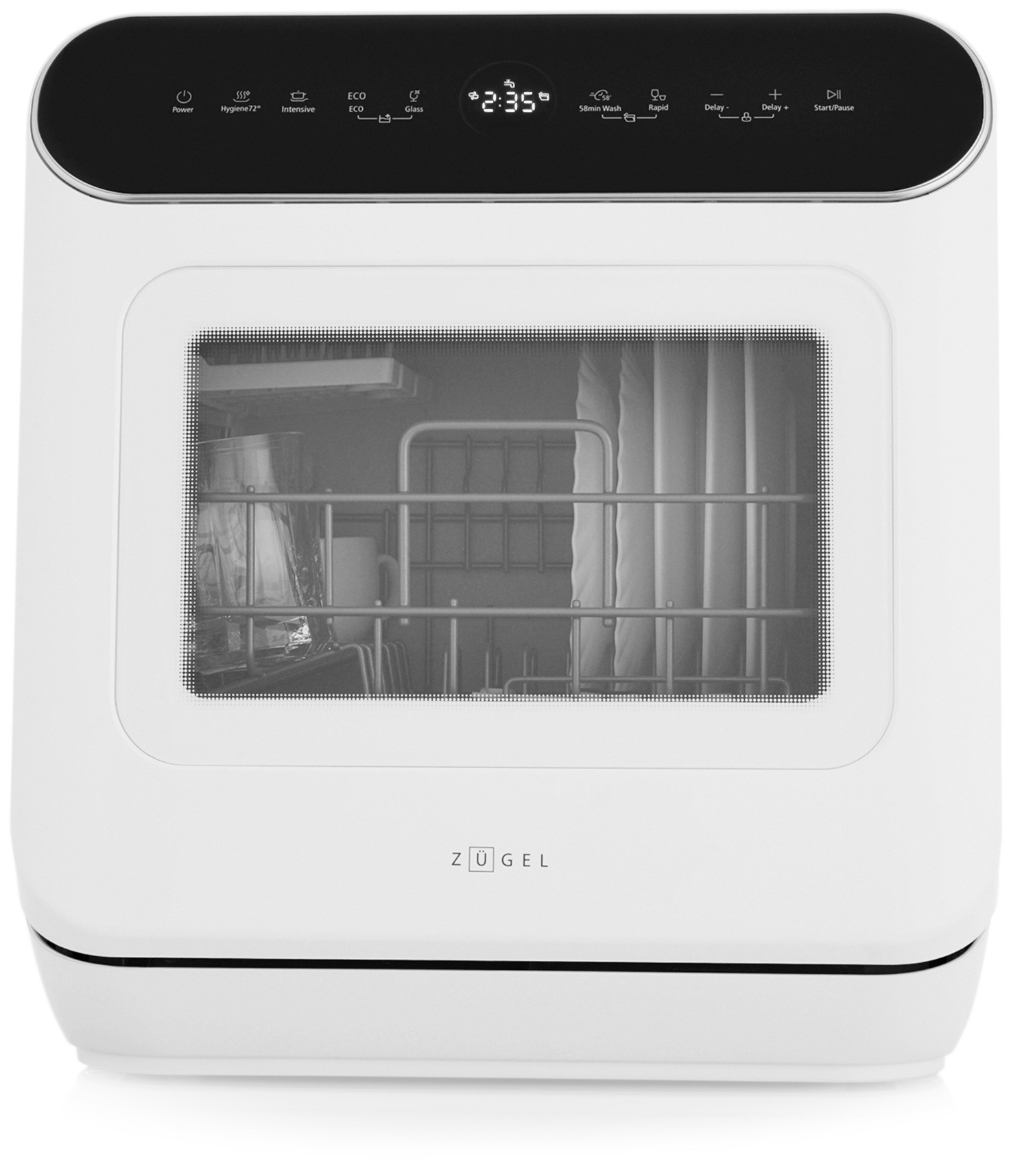 Компактная посудомоечная машина ZUGEL ZDF461W белая фото