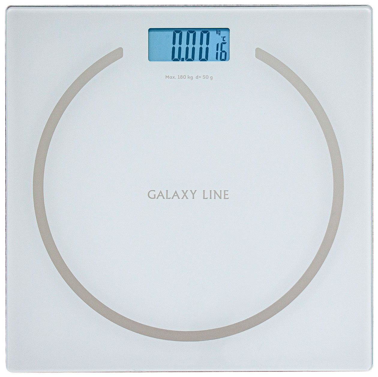 Весы напольные Galaxy LINE GL 4815 белые весы напольные galaxy line gl 4815 розовый