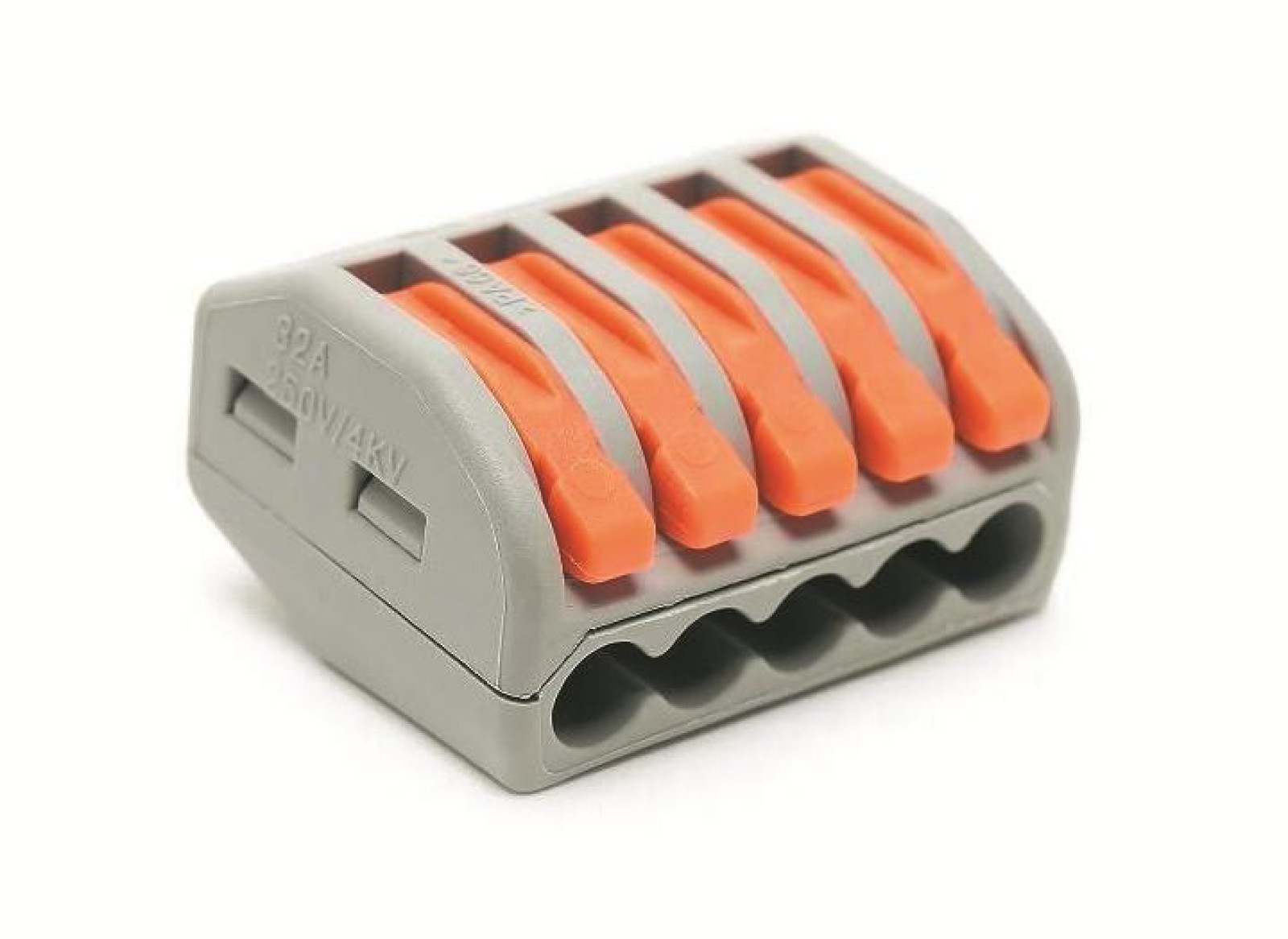 Изображение товара Клемма строительно-монтажная Tokov Electric PCT-215 5 отверстий с рычагом