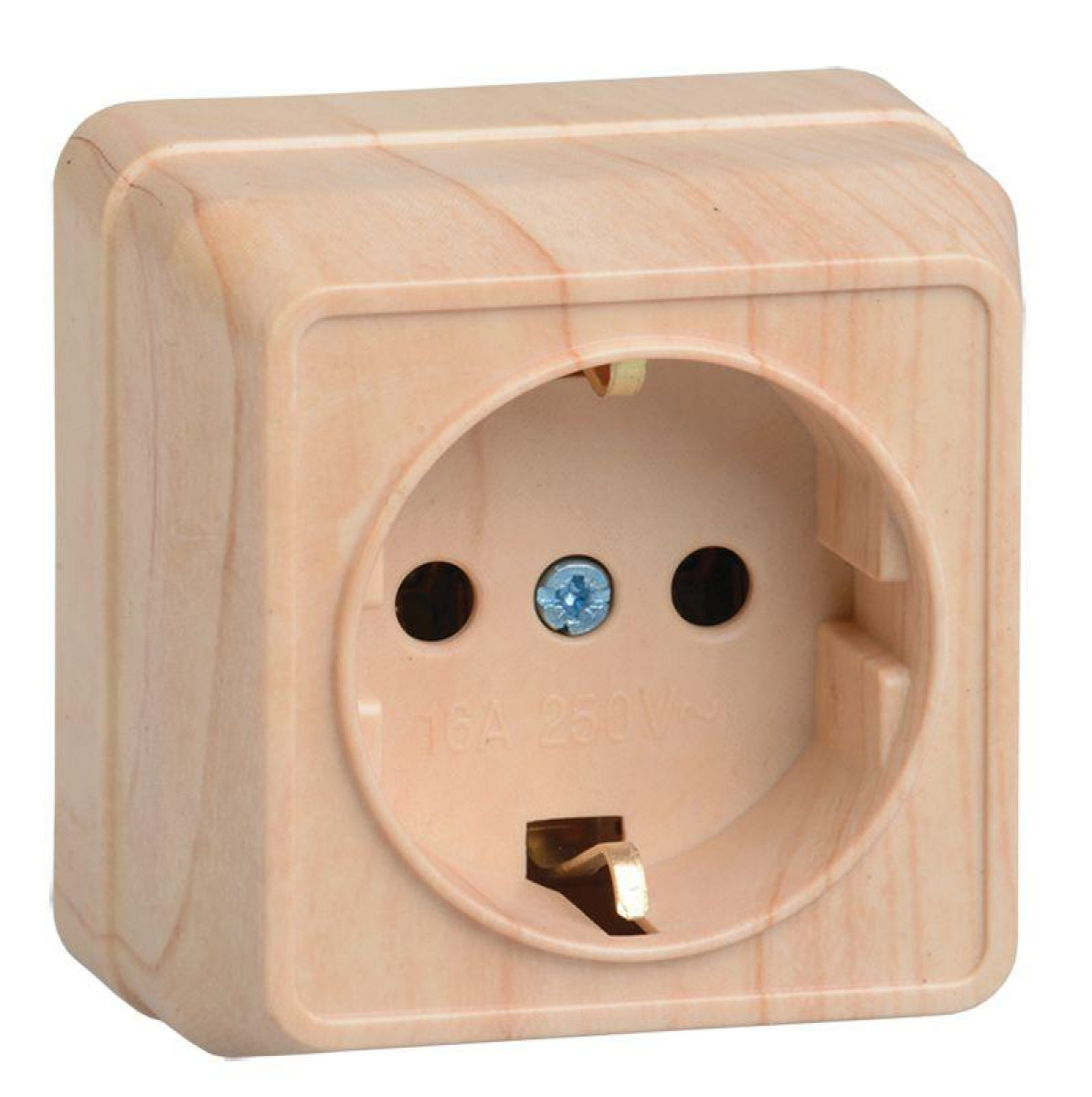 Изображение товара Розетка IEK РС20-3-ОС 16А IP20 с заземлением накладная