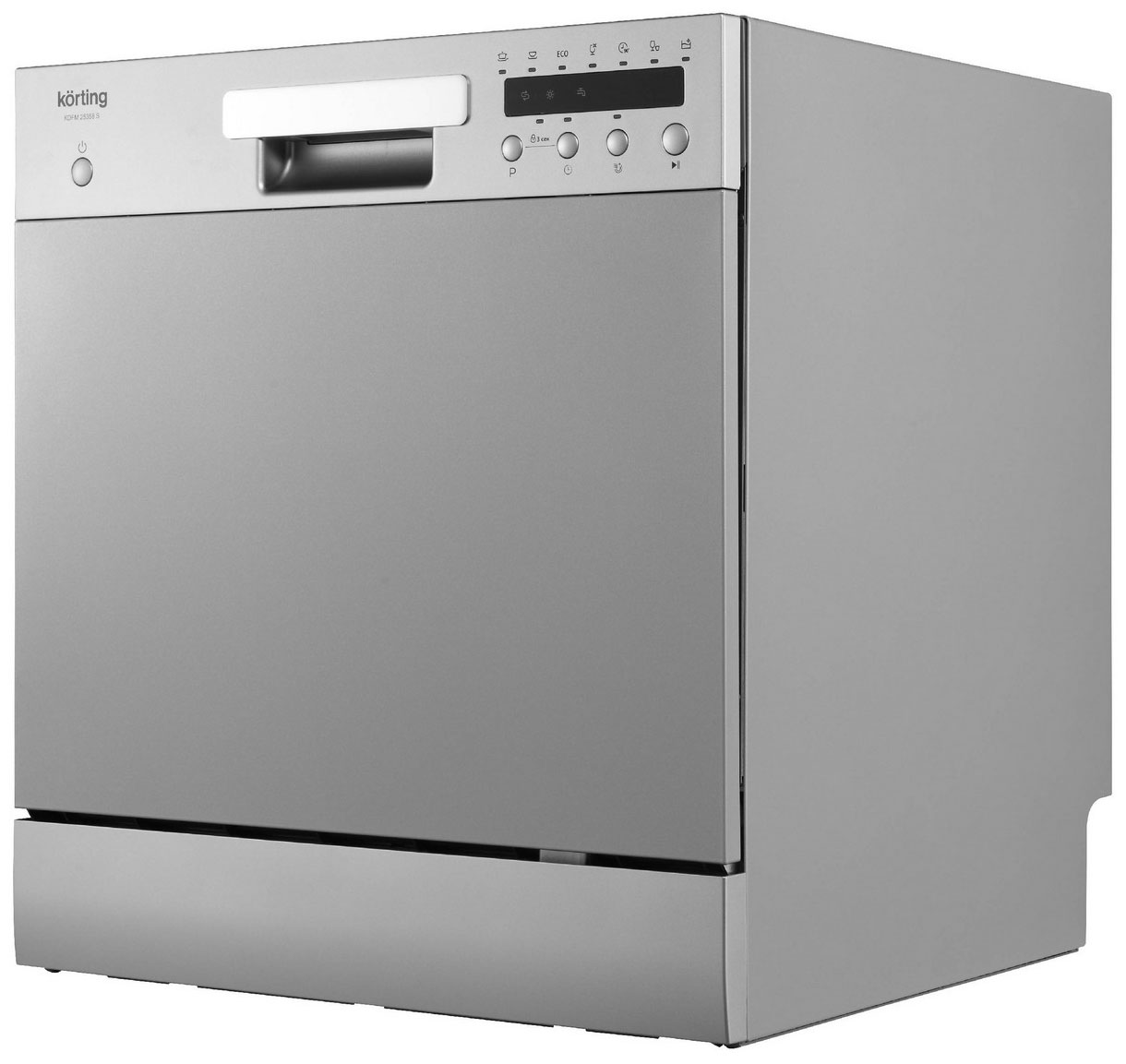 Изображение товара Компактная посудомоечная машина Korting KDFM 25358 S с 7 программами и системами защиты