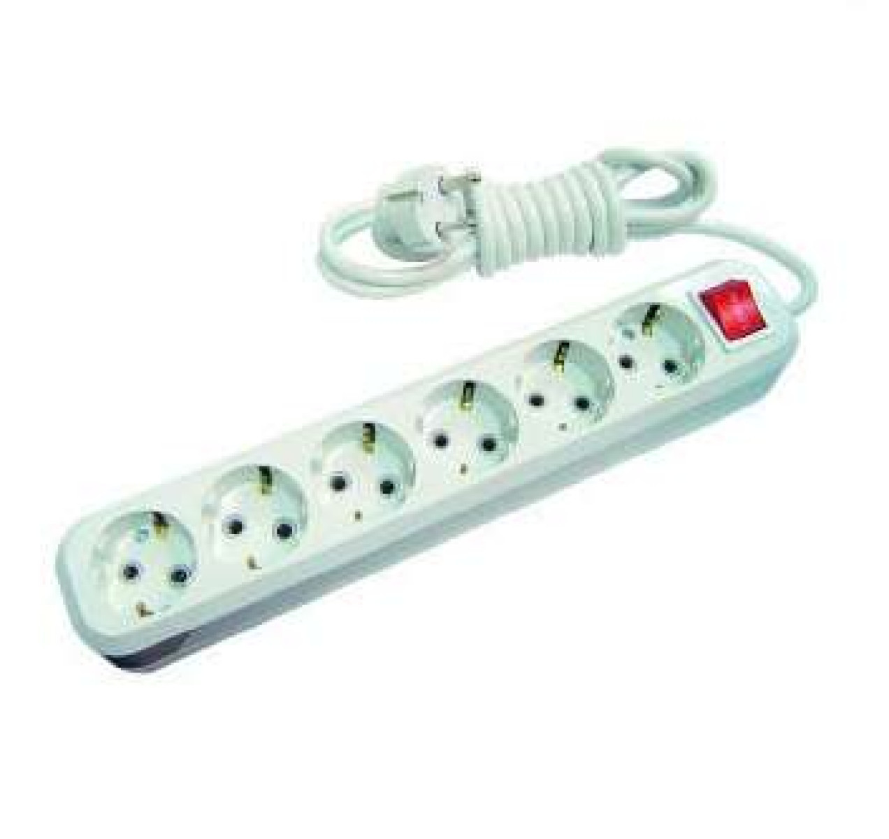 Изображение товара Переходник Makel Удлинитель 6х3м с заземлением IP20 надежное подключение