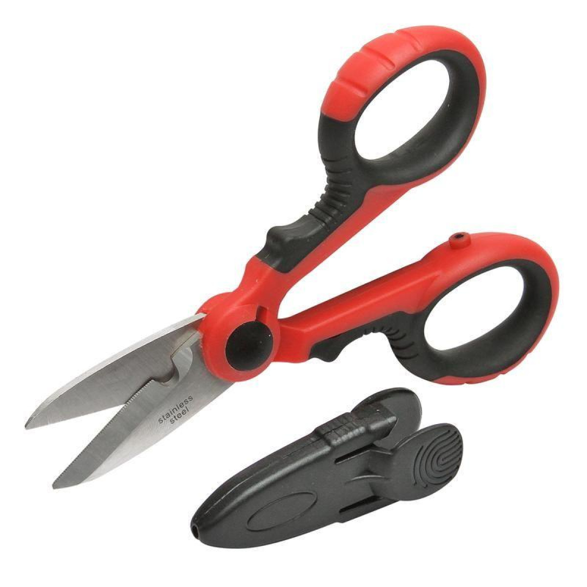 Изображение товара Ножницы электромонтажника КВТ ES-01 — профессиональный инструмент для резки проводов