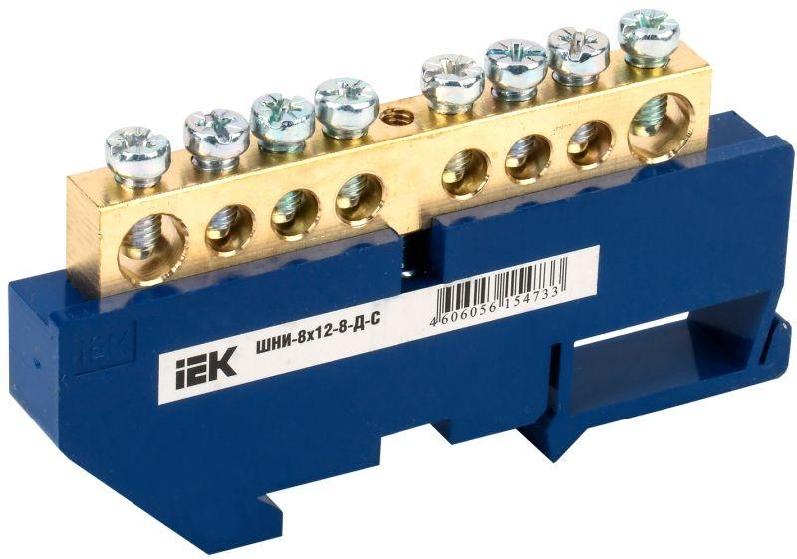 Изображение товара Шина нулевая IEK на DIN-изоляторе 8х12-8-Д-С для электромонтажа