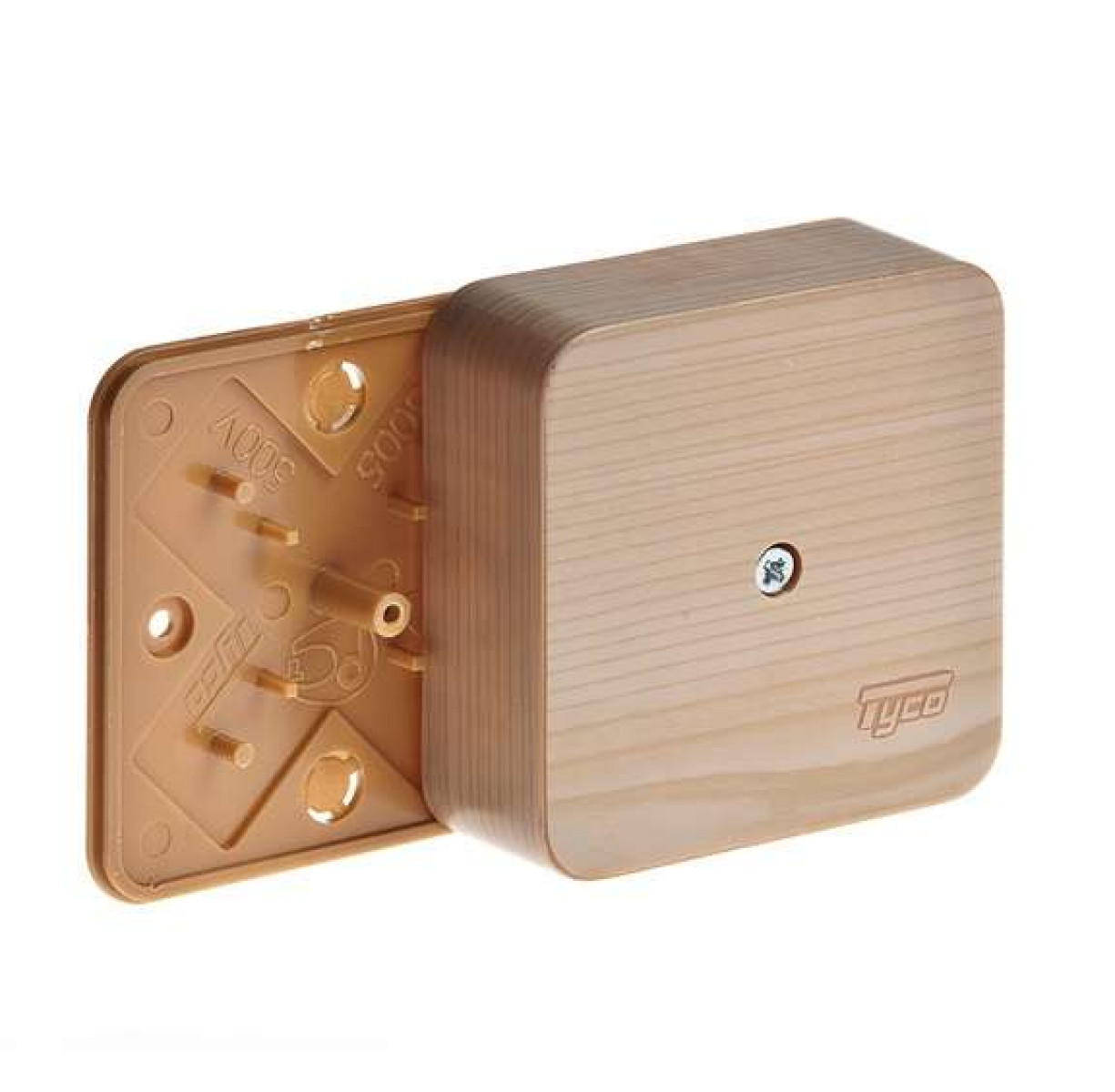 Изображение товара Распределительная коробка Ruvinil ОП 79х79х32мм IP40 из сосны светлая основа для электромонтажа