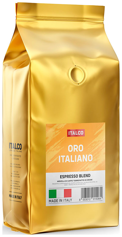 Кофе в зернах Italco ORO ITALIANO 1KG кофе в зернах italco crema italiano крема италиано 1000гр в у