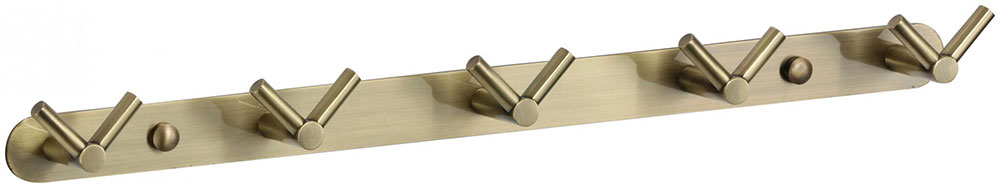 Изображение товара Планка с крючками Savol S-007225C (5 крючков)