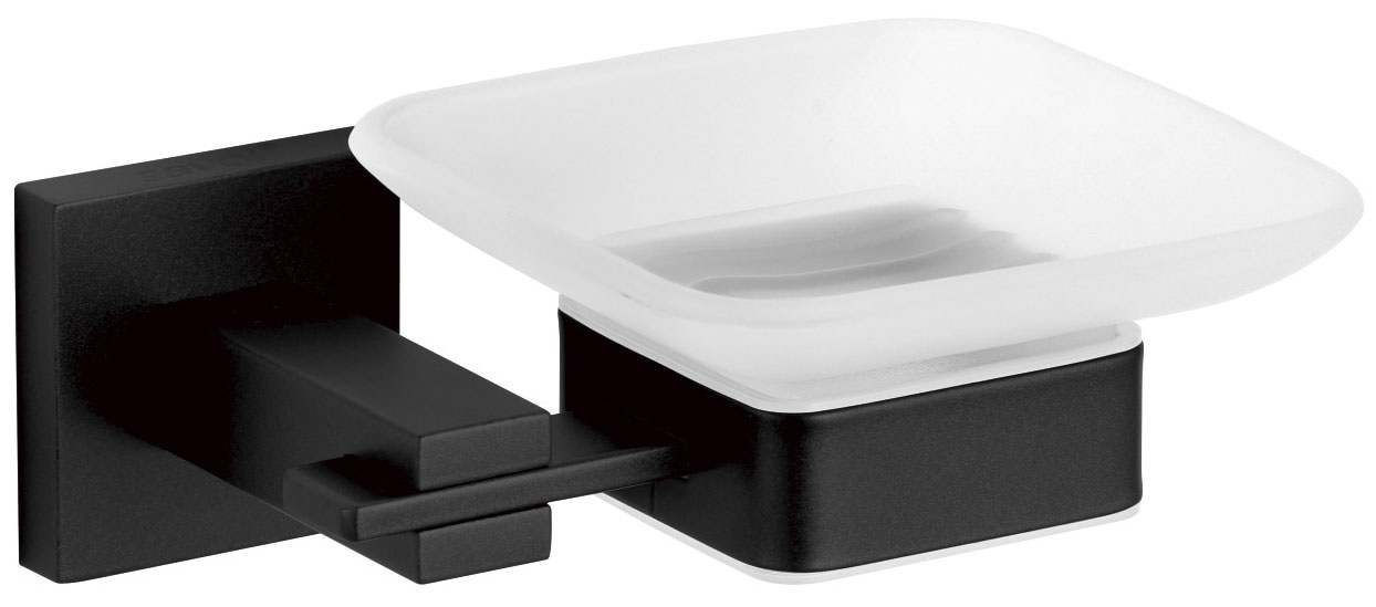 Изображение товара Мыльница стеклянная с настенным держателем Savol 65h S-06559H