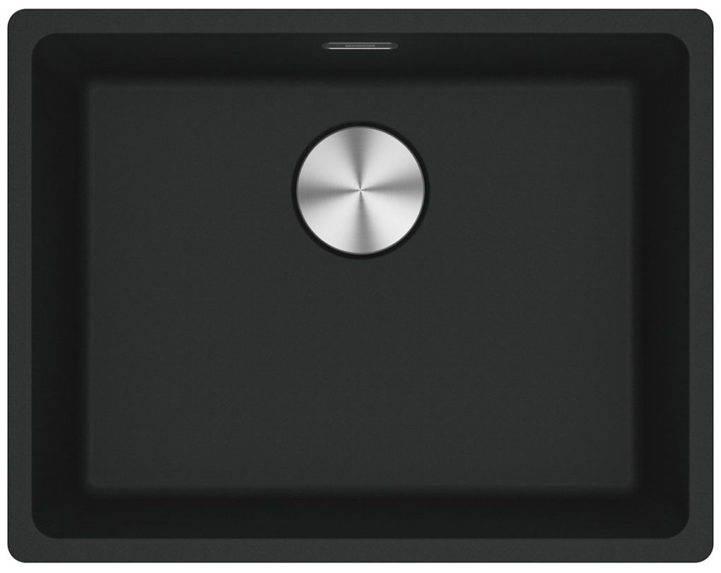 Изображение товара Кухонная мойка Franke MRG 110-52 черный матовый, вентиль-автомат (125.0696.179)