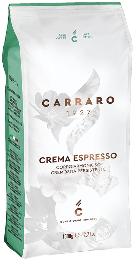 Изображение товара Кофе зерновой Carraro Crema Espresso 1 кг
