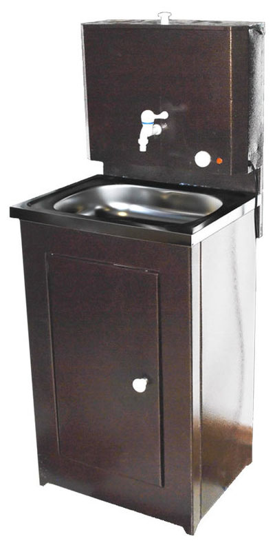 

Умывальник дачный Вихрь КОМФОРТ, с подогревом, нержавеющая мойка, цвет медь 74/4/7