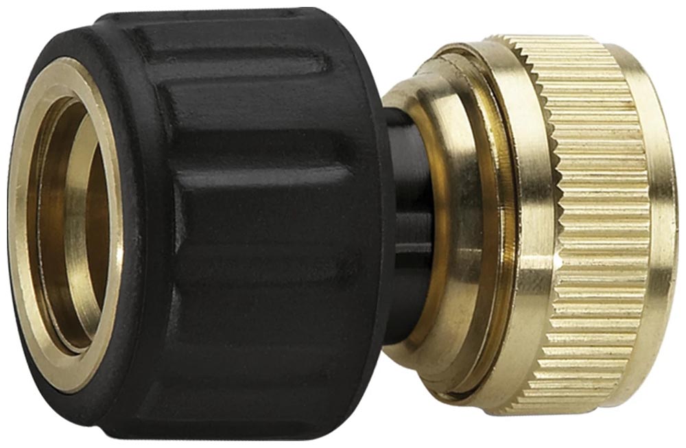 Коннектор Karcher латунный с аквастопом 3/4", 26450180