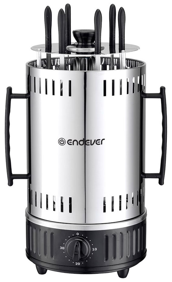 Изображение товара Электрошашлычница Endever Grillmaster 295 с автоматическим вращением и таймером