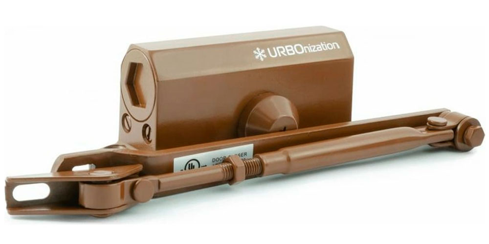 Изображение товара Доводчик дверной Нора-М 510 URBOnization для дверей 15-60 кг коричневый