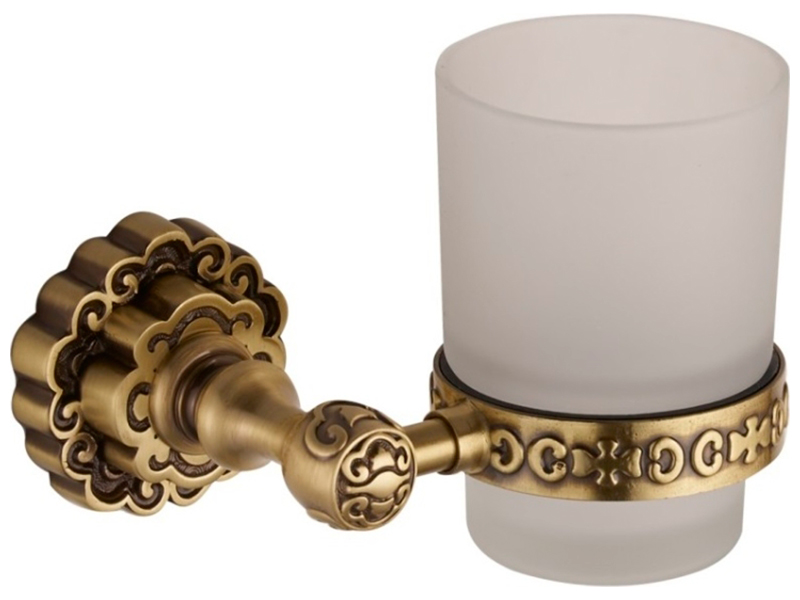 Изображение товара Держатель для ванной со стаканом Bronze de Luxe WINDSOR бронза