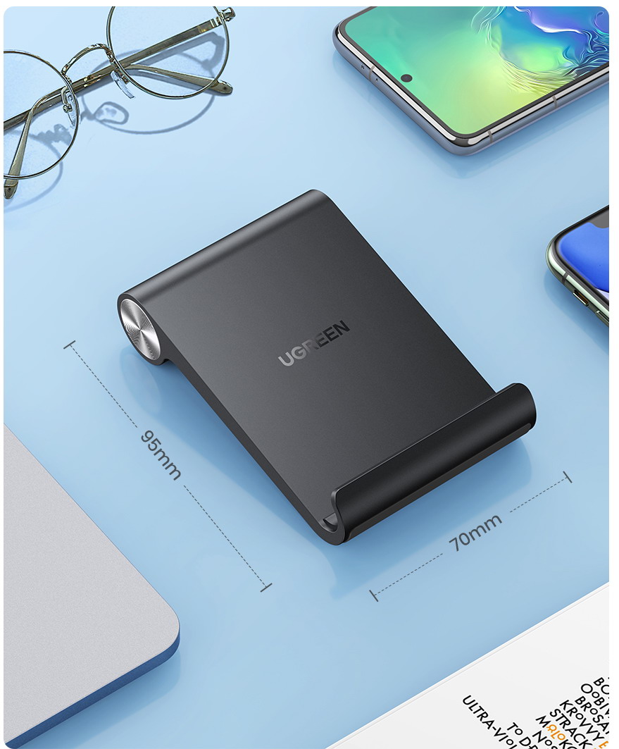 Изображение товара Подставка для телефона Ugreen 50747 черный с регулируемым углом наклона