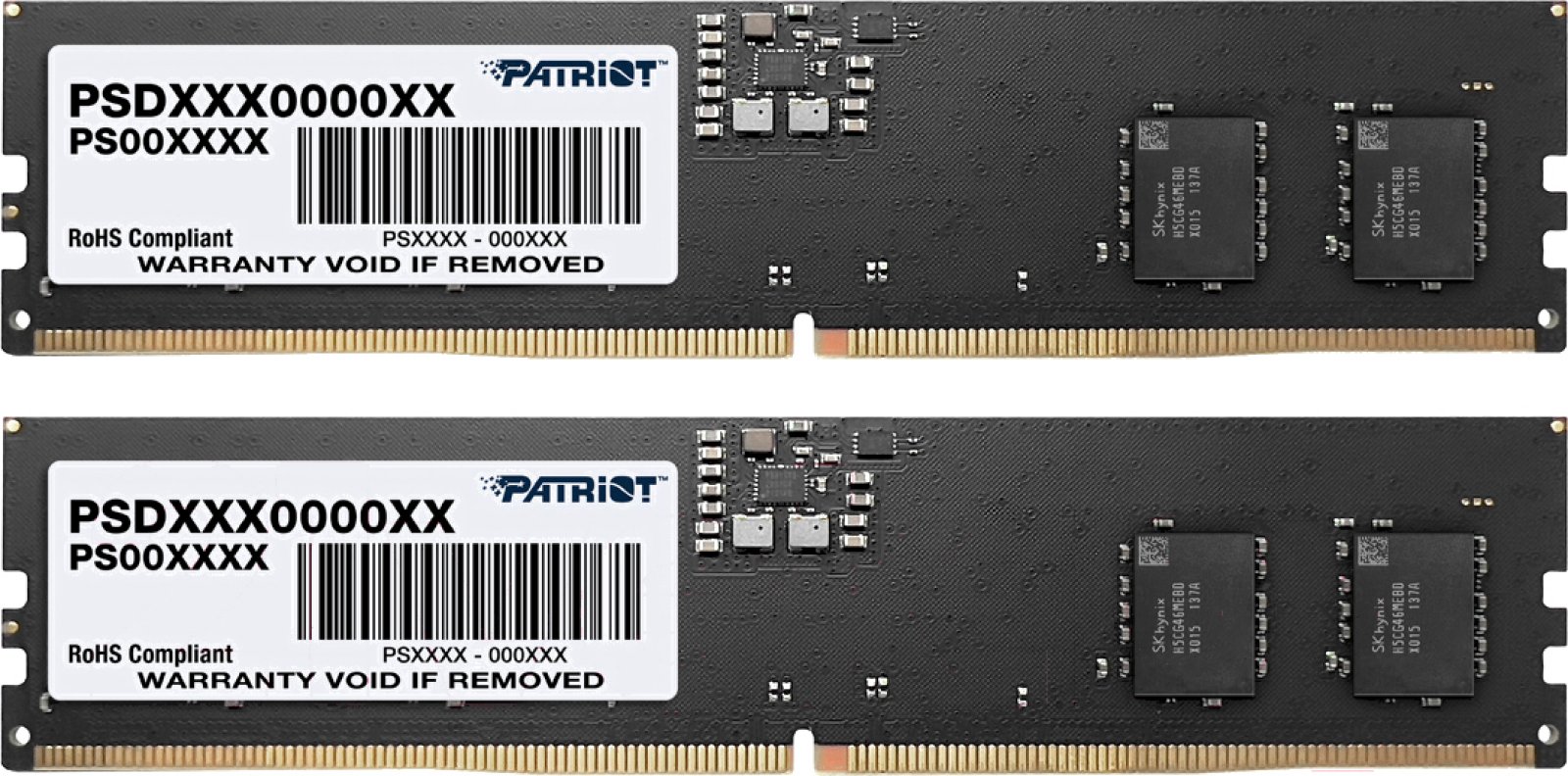 Изображение товара Patriot Memory DDR5 32GB 4800MHz Signature Line набор из 2 модулей