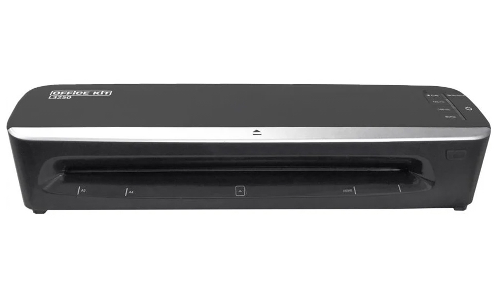 Изображение товара Ламинатор Office Kit L3250 черный A3 (60-125мкм) 50см/мин (4вал.) хол.лам. лам.фото реверс