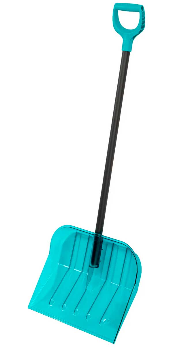 Изображение товара Лопата для уборки снега Palisad поликарбонат, 460х400х1350 мм, алюминиевый черенок, LUXE (61690)