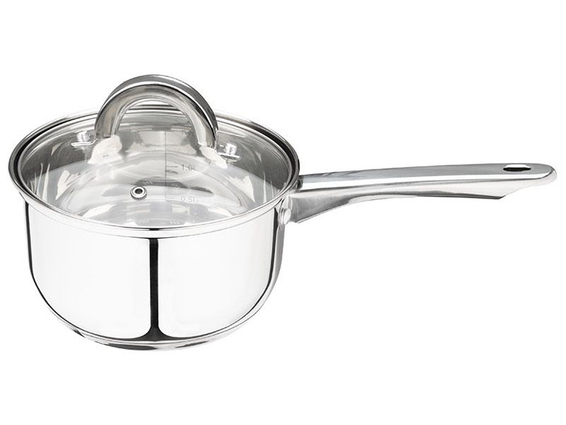 Изображение товара Ковш из нержавеющей стали Mallony Mediano 1.9 л с крышкой для всех типов плит