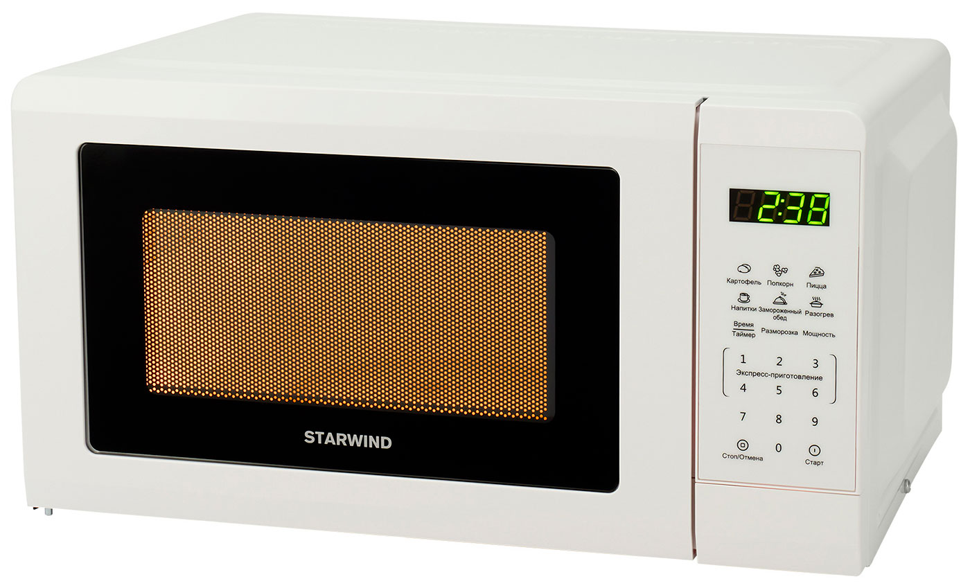 Изображение товара Микроволновая печь Starwind SMW4120 20 л 700 Вт механическая белая