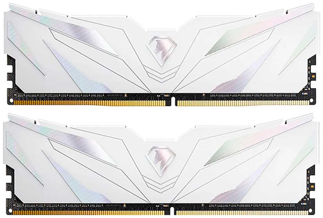 Изображение товара Оперативная память DDR4 32Гб 3200МГц Netac Shadow II White RGB двухканальная