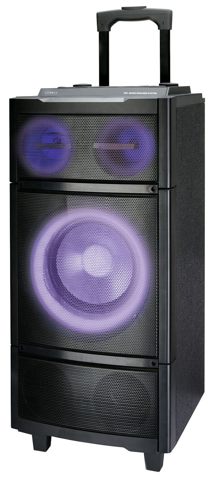 Изображение товара Акустическая система AIWA CAS-2021 мощная беспроводная колонка с подсветкой FM радио