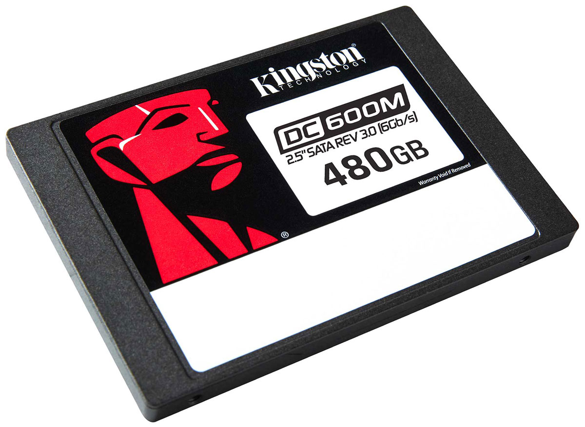 

Серверный накопитель SSD Kingston 2.5 DC600M 480 Гб SATA III 3D TLC (SEDC600M/480G)
