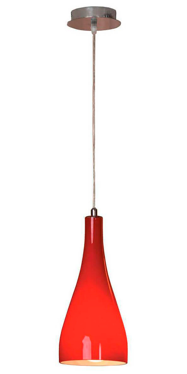 Изображение товара Подвесной светильник Lussole Rimini GRLSF-1156-01 для кухни минимализм красный хром