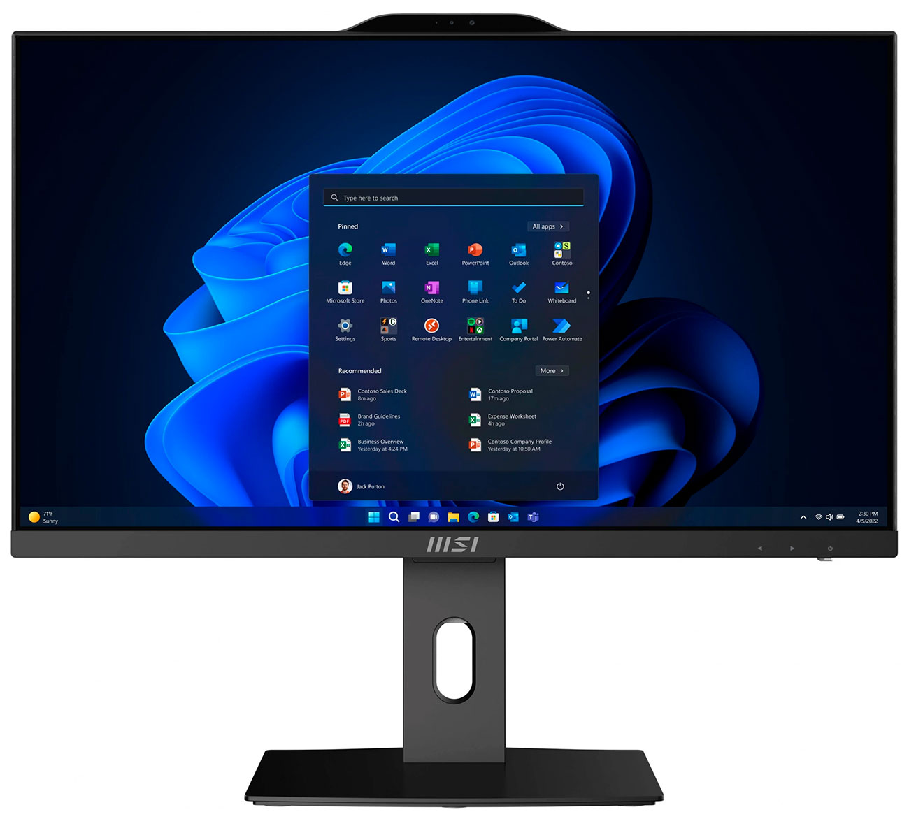 

Моноблок MSI Pro AP242P 14M-653RU, 23.8 Full HD, черный (9S6-AE0621-653)