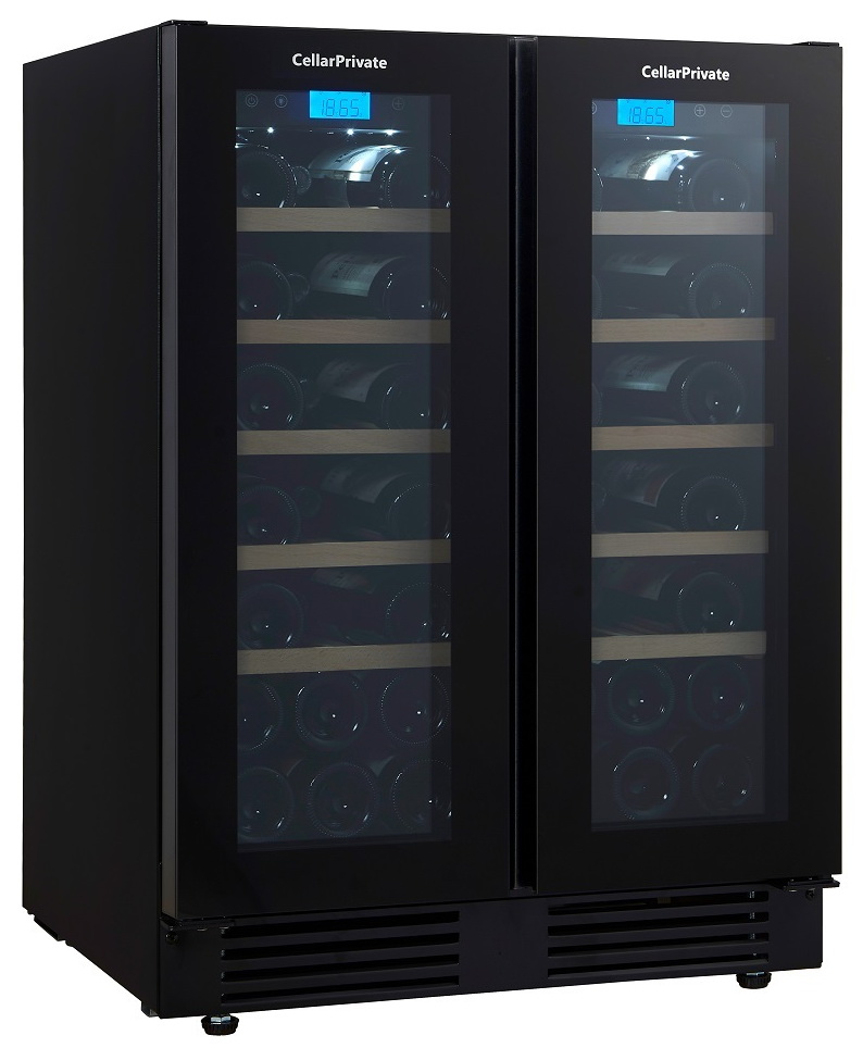 Изображение товара Винный шкаф Cellar Private CP042-2TBH для 42 бутылок стабильное охлаждение стильный дизайн