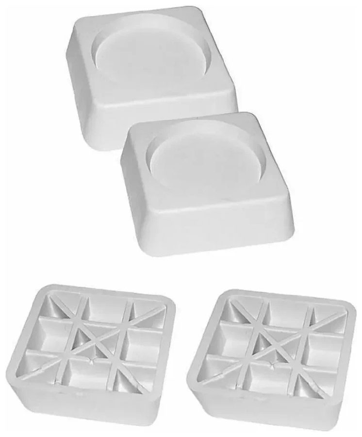 Изображение товара Подставки антивибрационные для стиральных и посудомоечных машин 4 шт Verygoods VG-103 белые