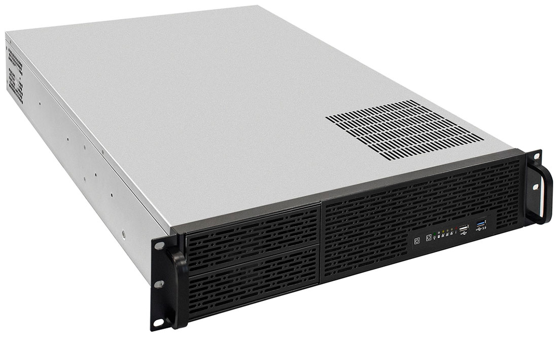 

Серверный корпус ExeGate Pro 2U650-06/2U2098L без БП (EX172964RUS), Черный/серебристый
