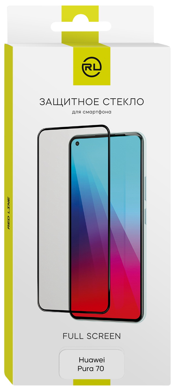 Изображение товара Защитное стекло Red Line для Huawei Pura 70 с полной заливкой и антиосколочной защитой