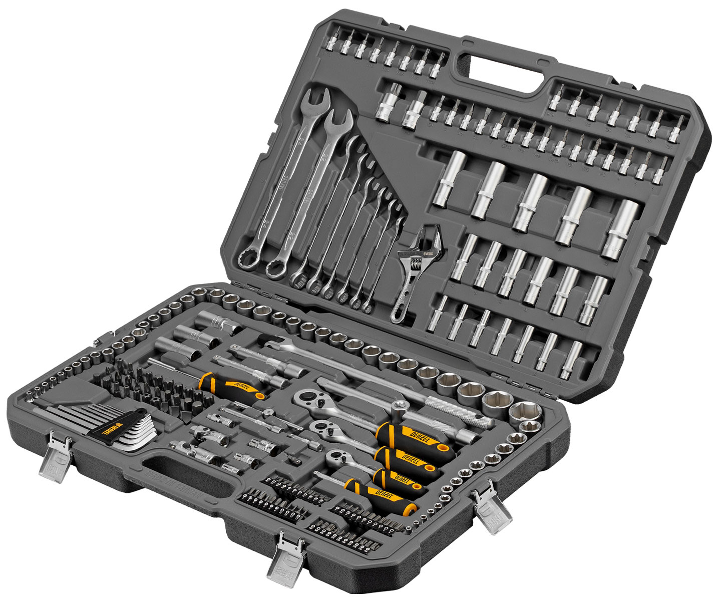 Изображение товара Набор инструментов Denzel 15807 216 предметов в ударопрочном кейсе для дома и авто