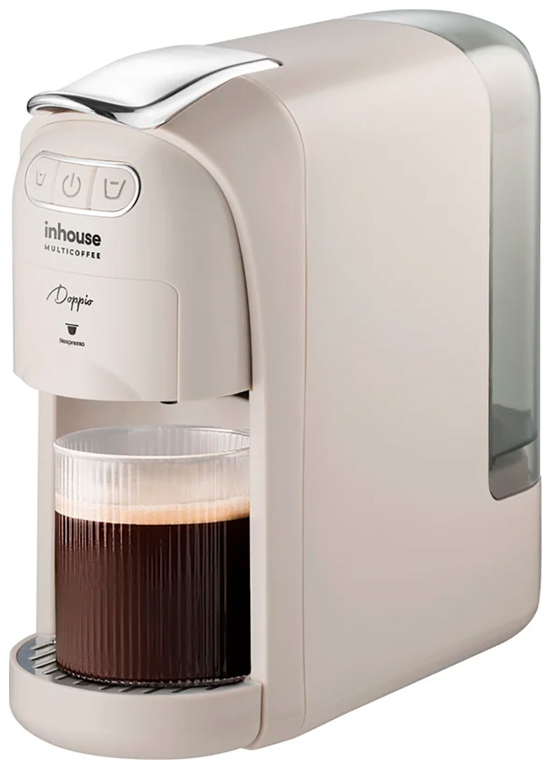 Изображение товара Кофемашина капсульная Inhouse ICM2005, 20 бар, цвет бежевый
