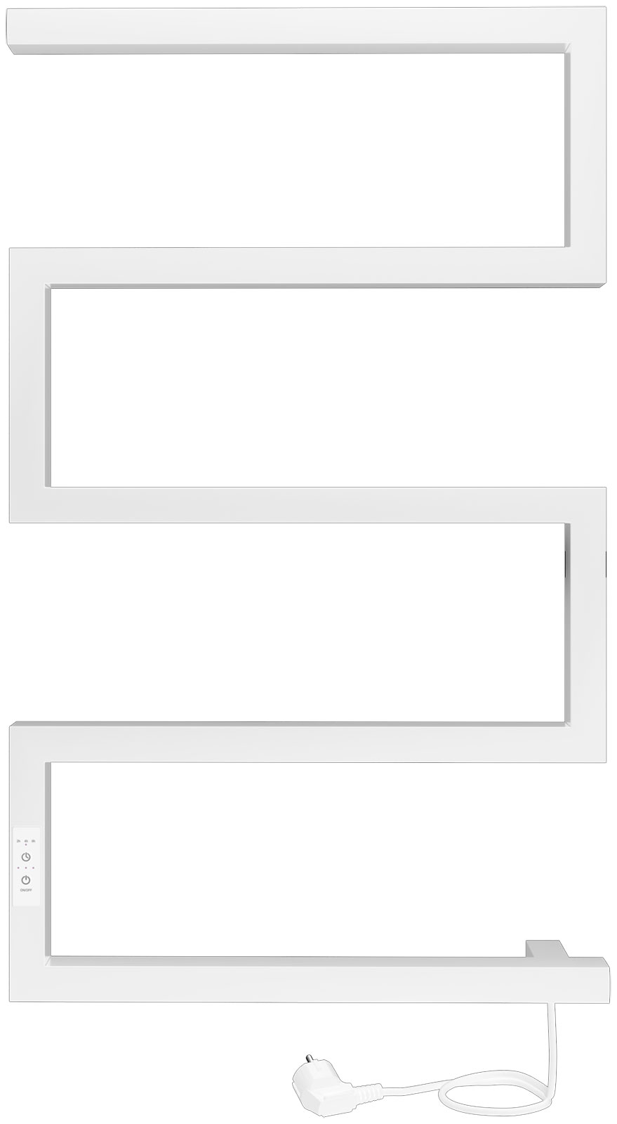 

Электрический полотенцесушитель Indigo Sparta без полки белый матовый (DGS80-50WMRt)