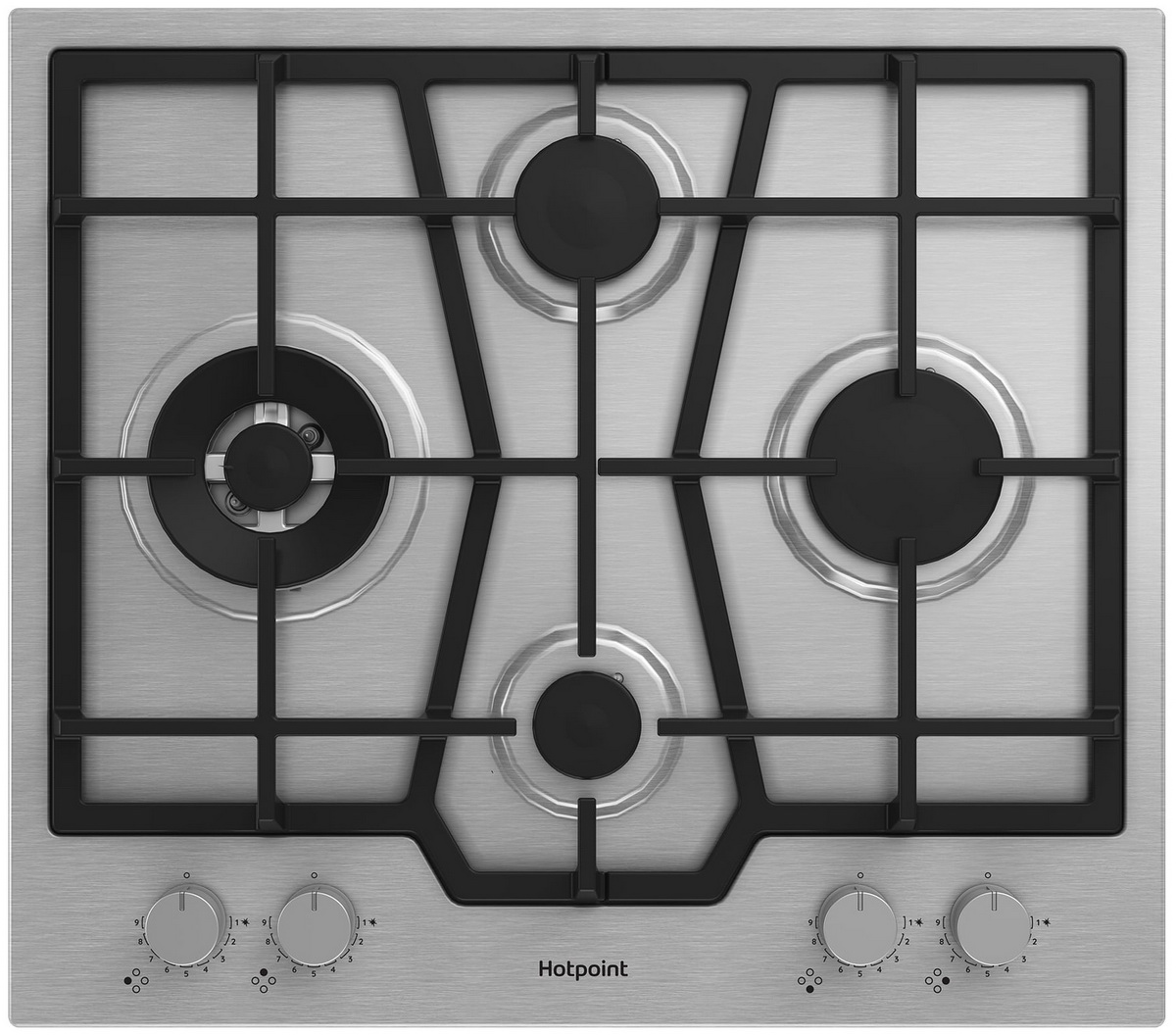 

Газовая варочная панель Hotpoint HGMTS 643 W IX, Нержавеющая сталь