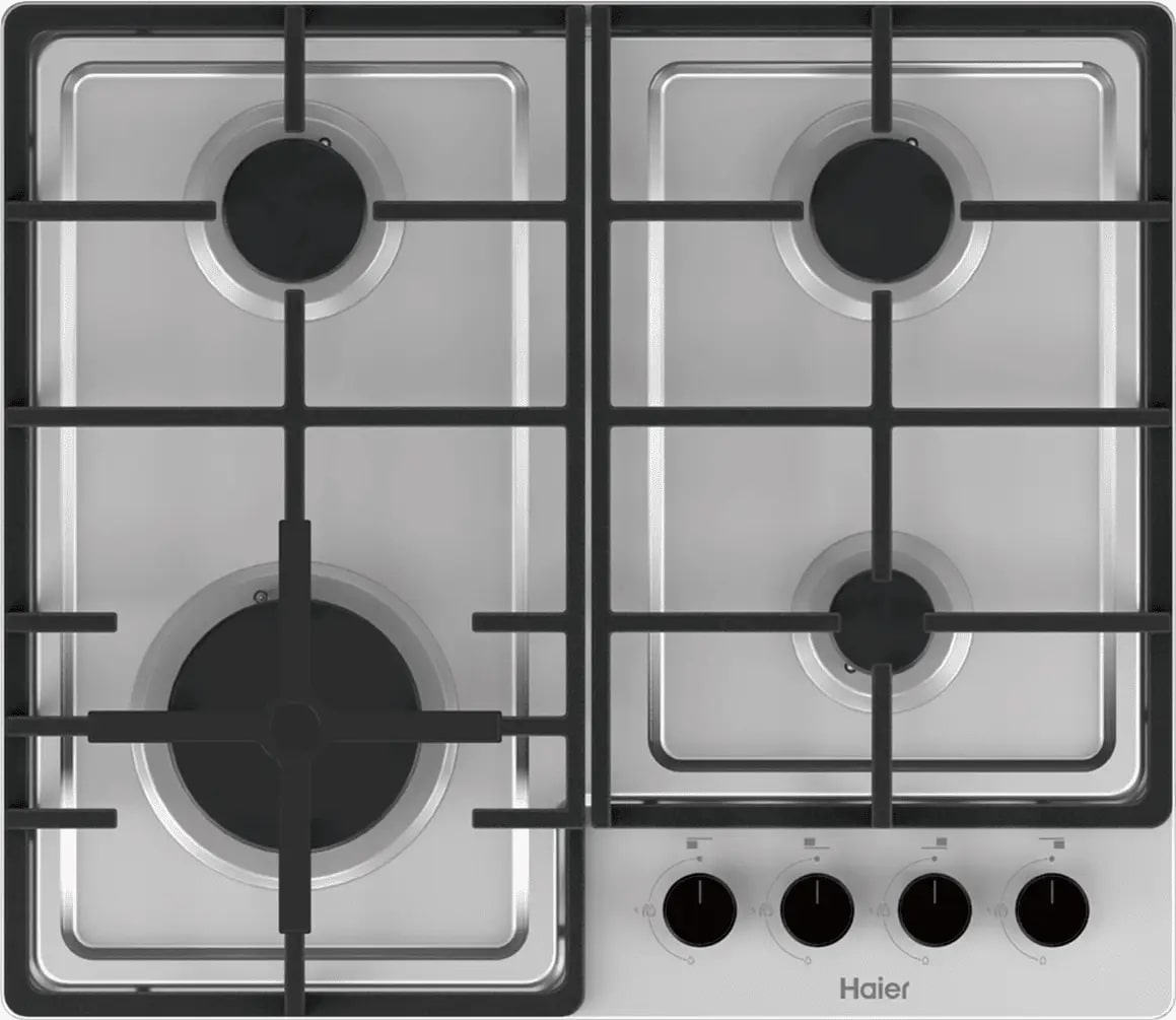 Изображение товара Газовая варочная панель Haier HHQ-M64CX с четырьмя конфорками и газ-контролем