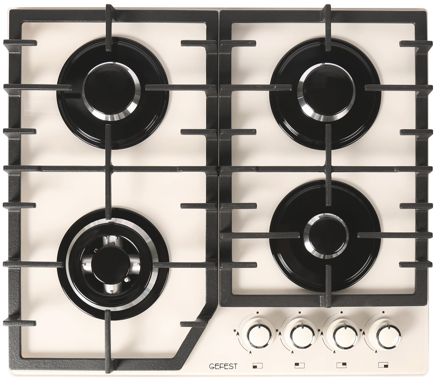 

Газовая варочная панель Gefest ПВГ 2232-01 Р81, Кремовый
