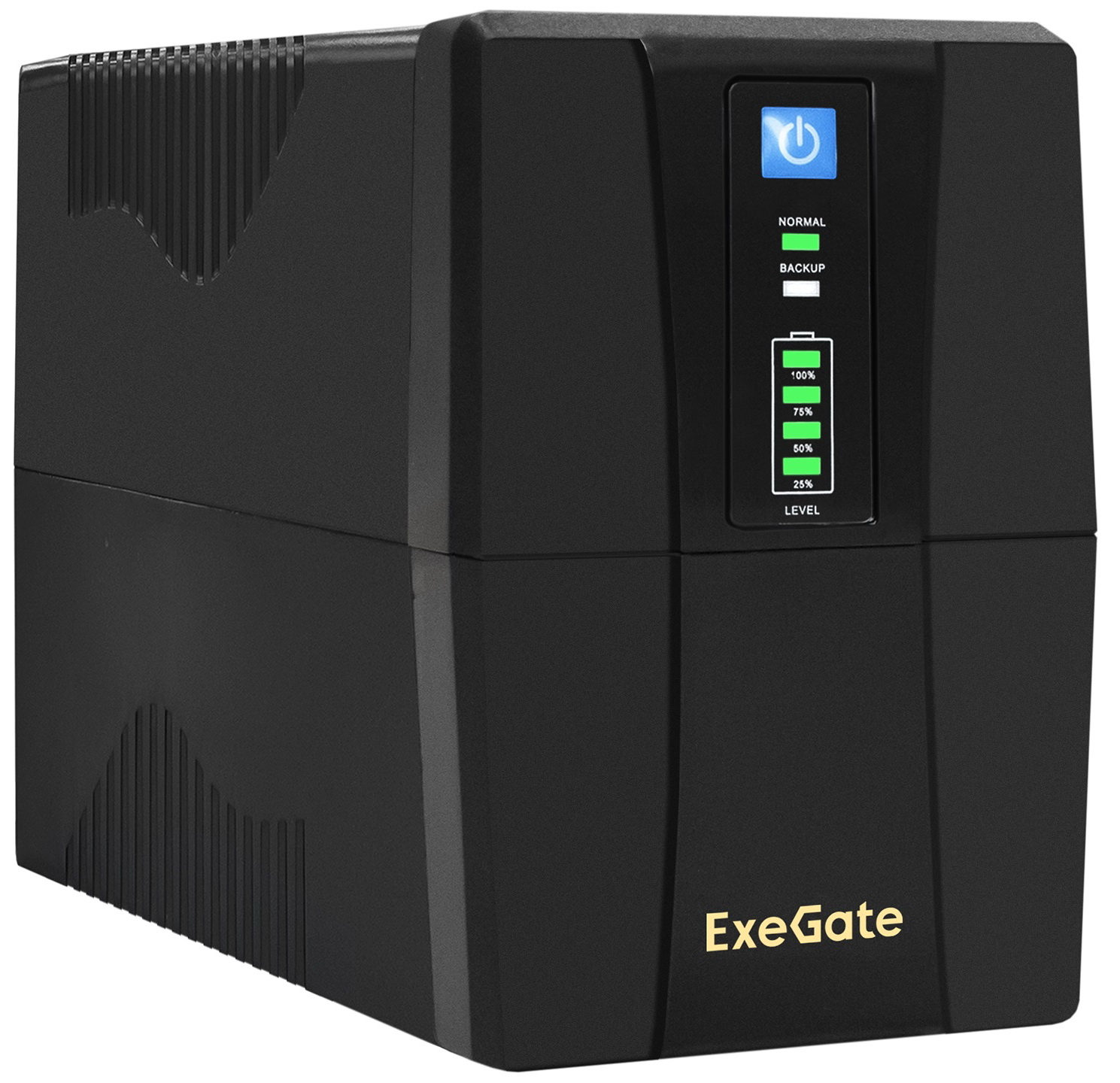 Изображение товара Источник бесперебойного питания ExeGate Power Back BNB-650.LED.AVR.4C13 650 Вт IP20
