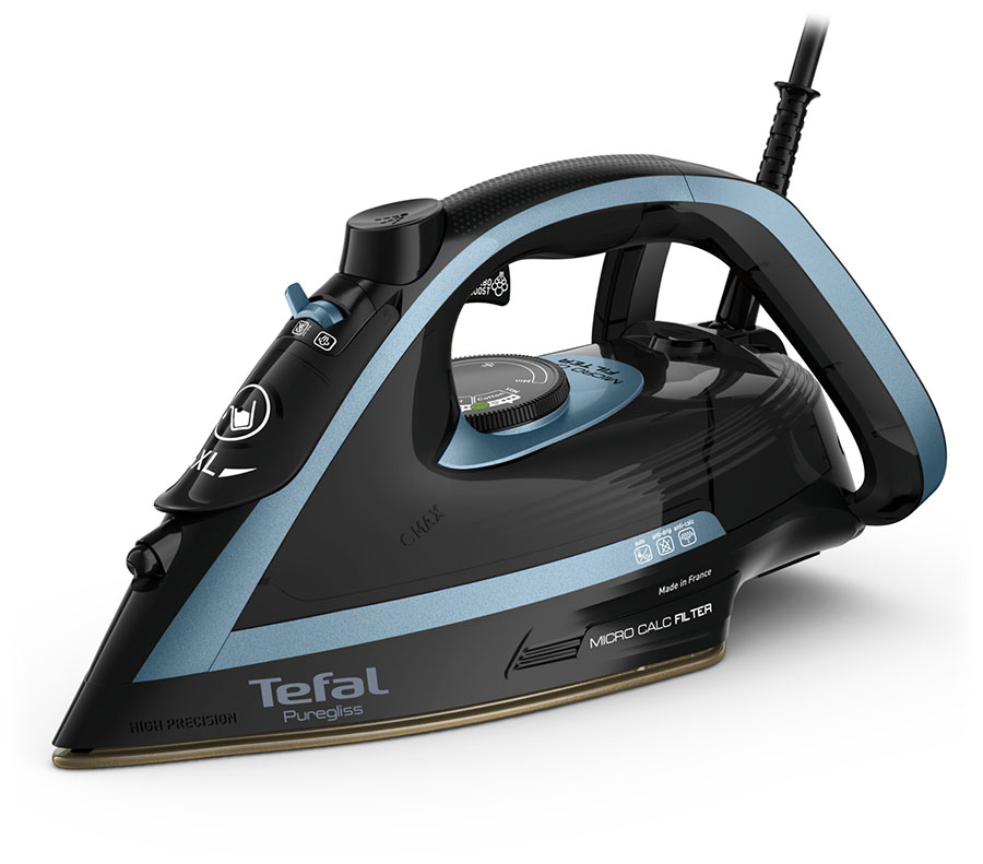 Утюг Tefal Puregliss FV8R67F1, синий