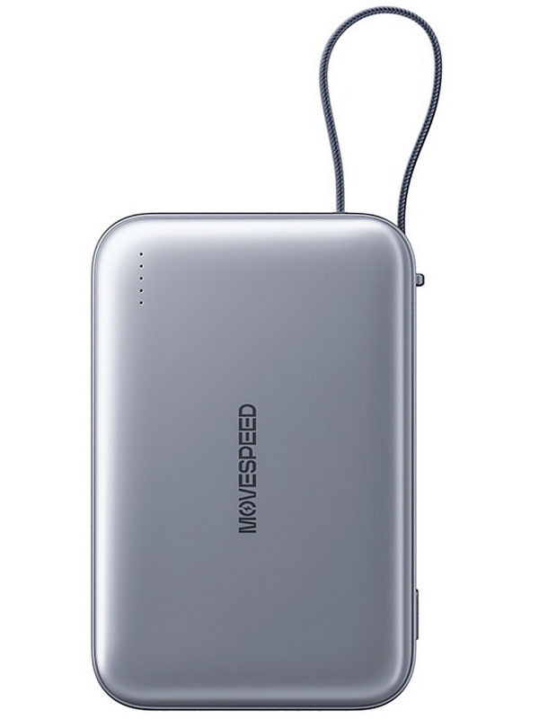 

Внешний аккумулятор Movespeed YSPBS20 Plus Grey, 20000Mah, Magsafe, 22.5ВТ, серый