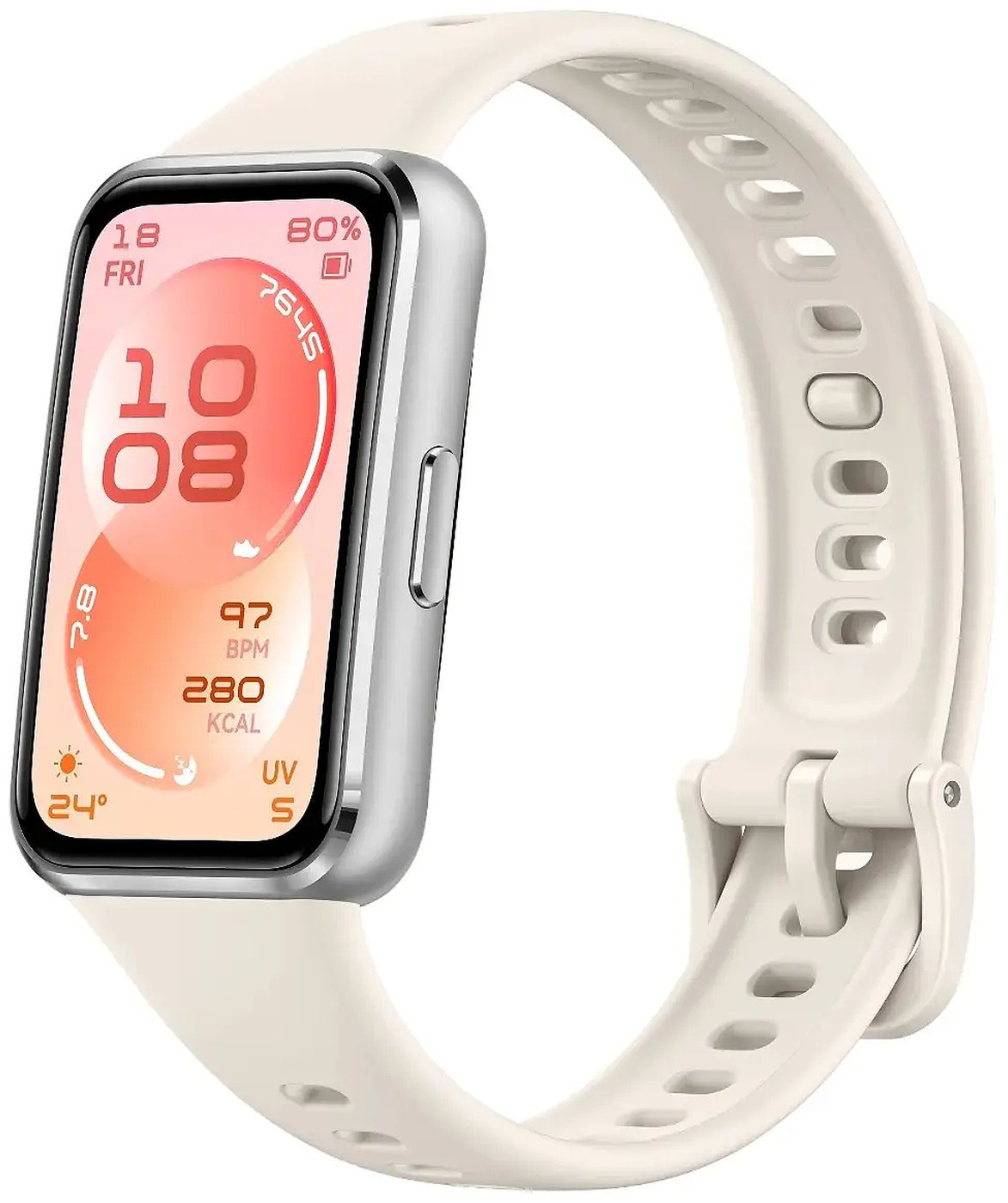 Изображение товара Фитнес браслет Huawei Band 11 (55020GVC) White Silver Aluminum Alloy Case