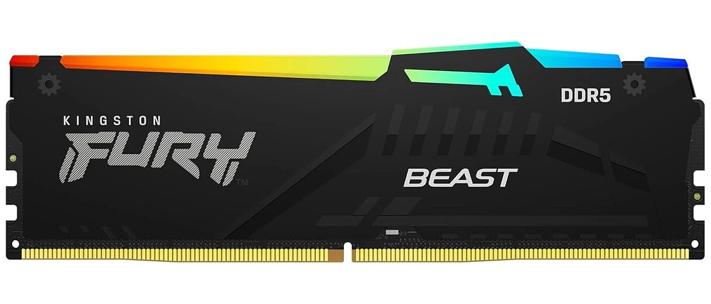Изображение товара Оперативная память Kingston DDR5 Fury Beast RGB 32Гб 5600MHz для высокогоТворения Изображение товара Оперативная память Kingston DDR5 Fury Beast RGB 32Гб 5600MHz для высокогоТворения