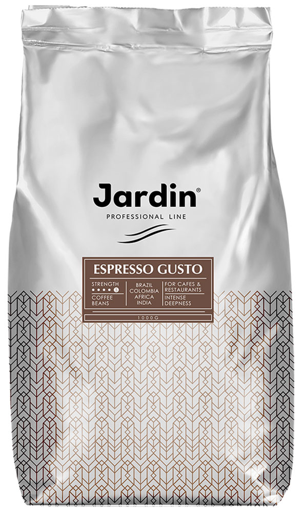 Кофе зерновой Jardin Espresso Gusto 1кг кофе зерновой movenpick gusto italiano 1000 гр